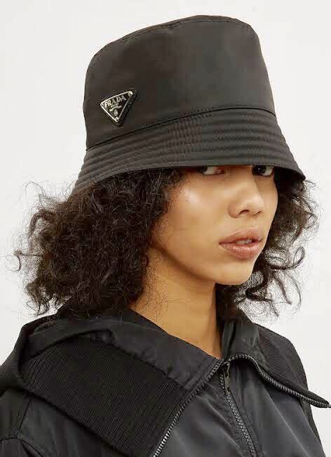 หมวก bucket prada|Cocoa Brown Suede Bucket Hat .